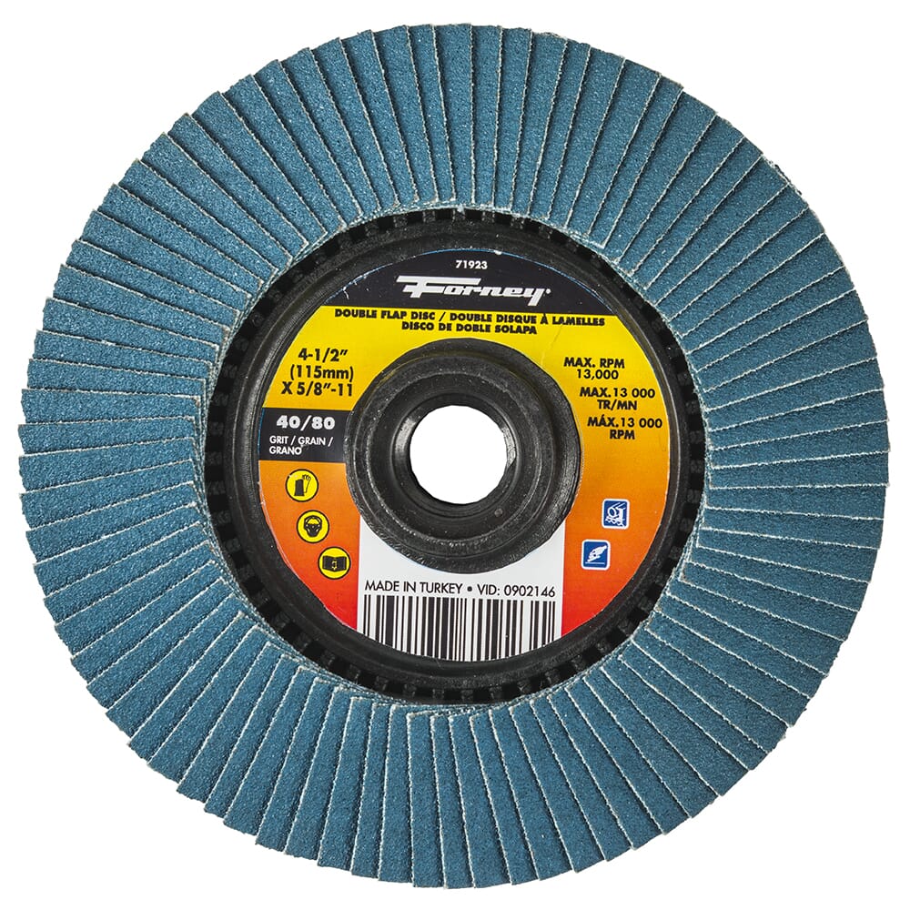 71923 Double Sided Flap Disc, 40/8